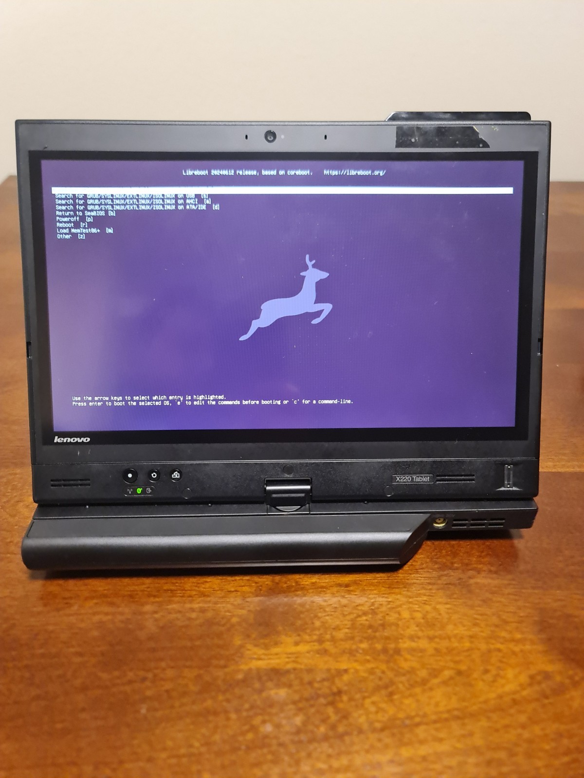 Libreboot Lenovo Thinkpad X220 Tablet IPS LCD Intel i5 16GB RAM 256GB SSD Linux