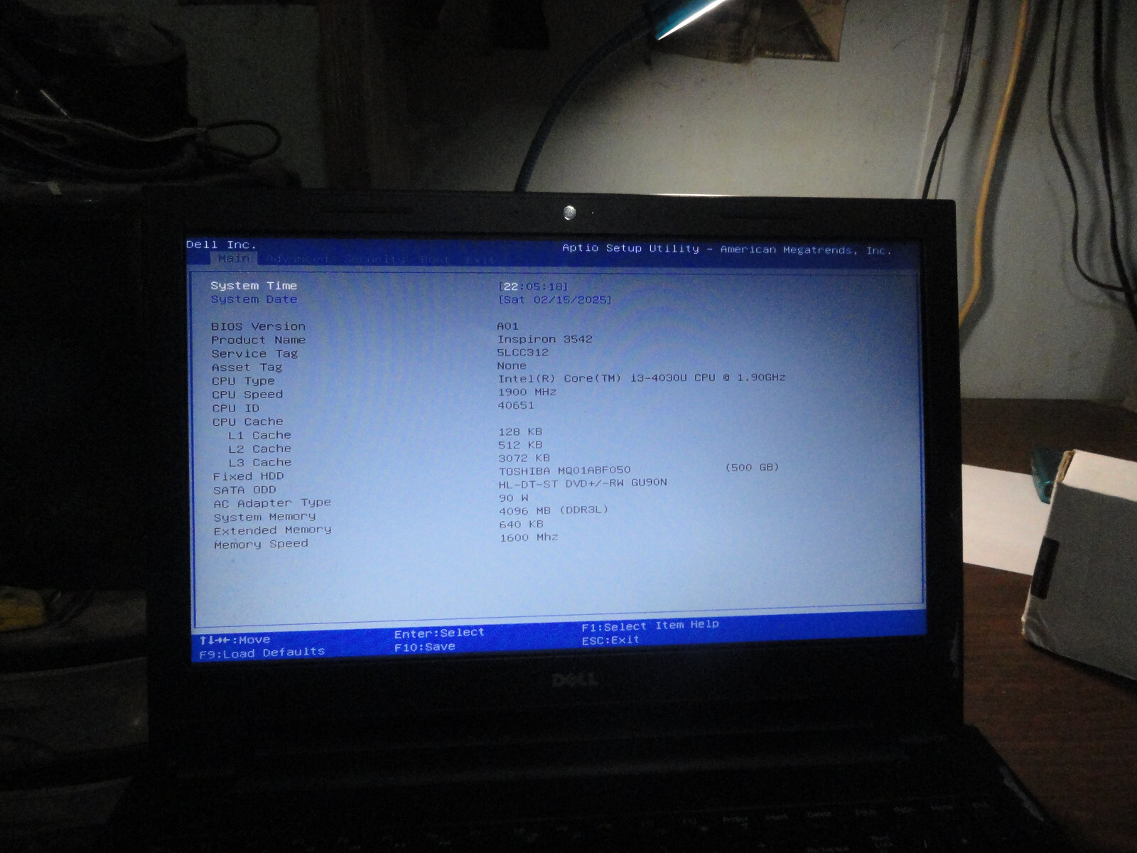 Dell Inspiron 3542 Windows 7 Home Premium SP1 Activated Laptop