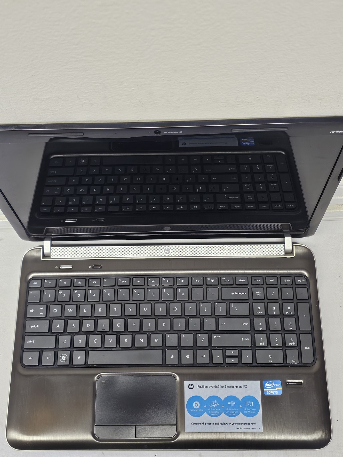 HP Pavilion dv6 Laptop – Intel i5-2450M – 2GB RAM – NO BATT – Parts/Repair READ