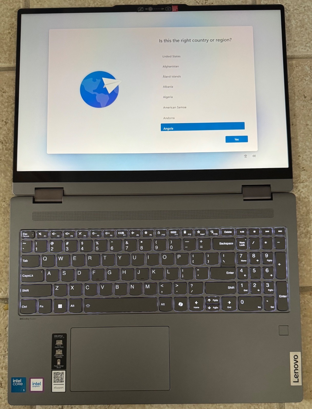 Lenovo IdeaPad 5 16IRU9 16″ 2-in-1 Touch Laptop Intel Core 5-120U AI 16GB 512GB