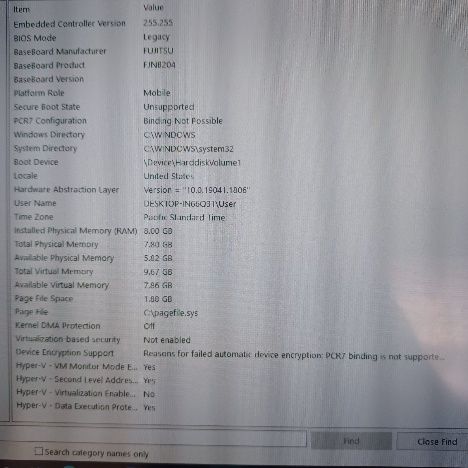 Fujitsu Lifebook T900 Intel Core i7 CPU M 620 2.67GHz 8GB RAM 231 GB HDD DVD RW