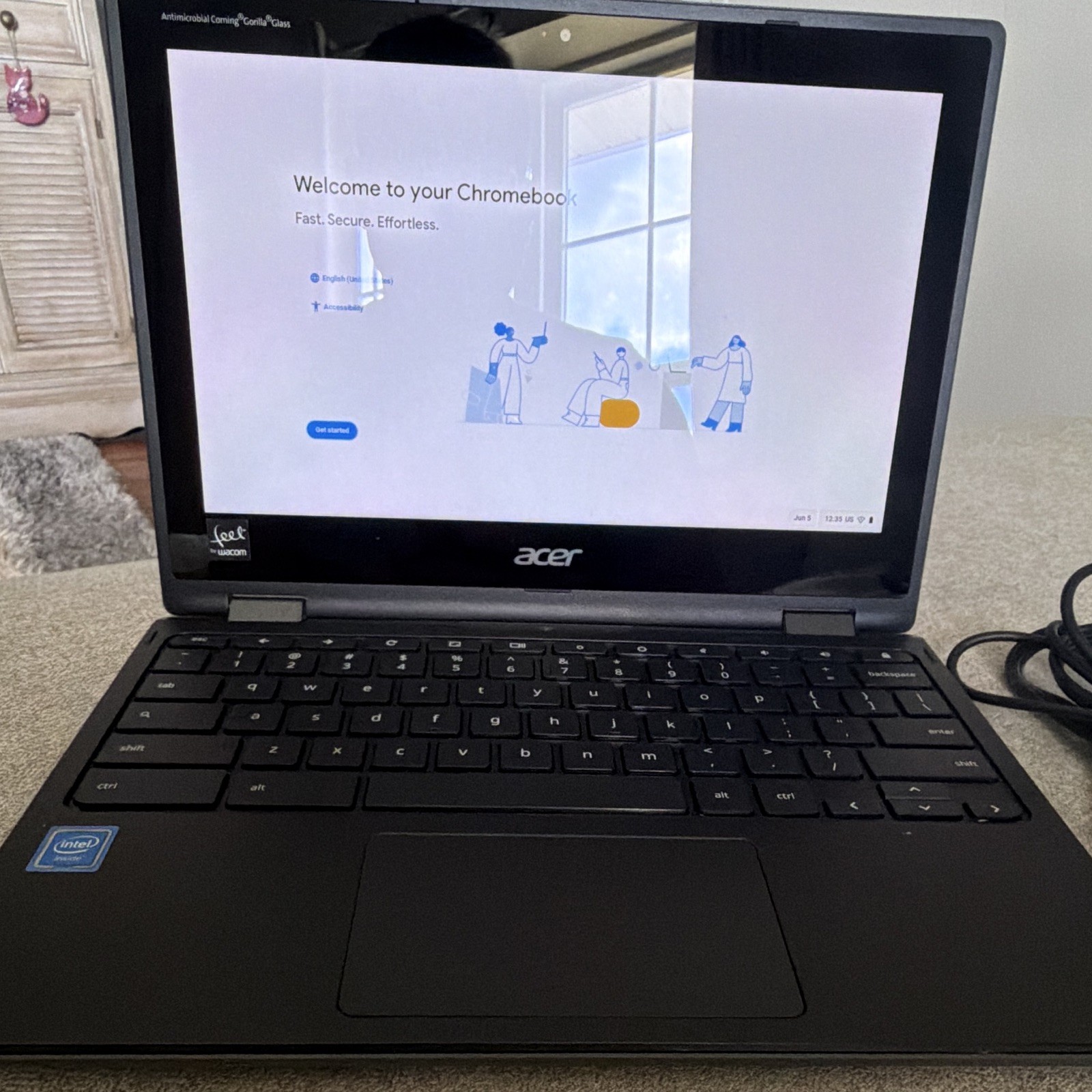 Acer Chromebook R752 11.6″ 2-in-1 Intel Celeron 4GB 32GB USB-C Black