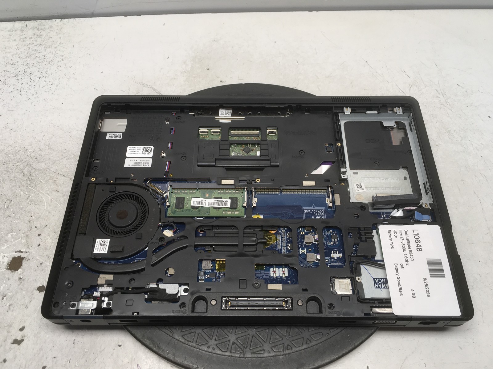 Dell Latitude E5450 Intel i7-5600U 2.6GHz 4 GB NO HDD No Batt