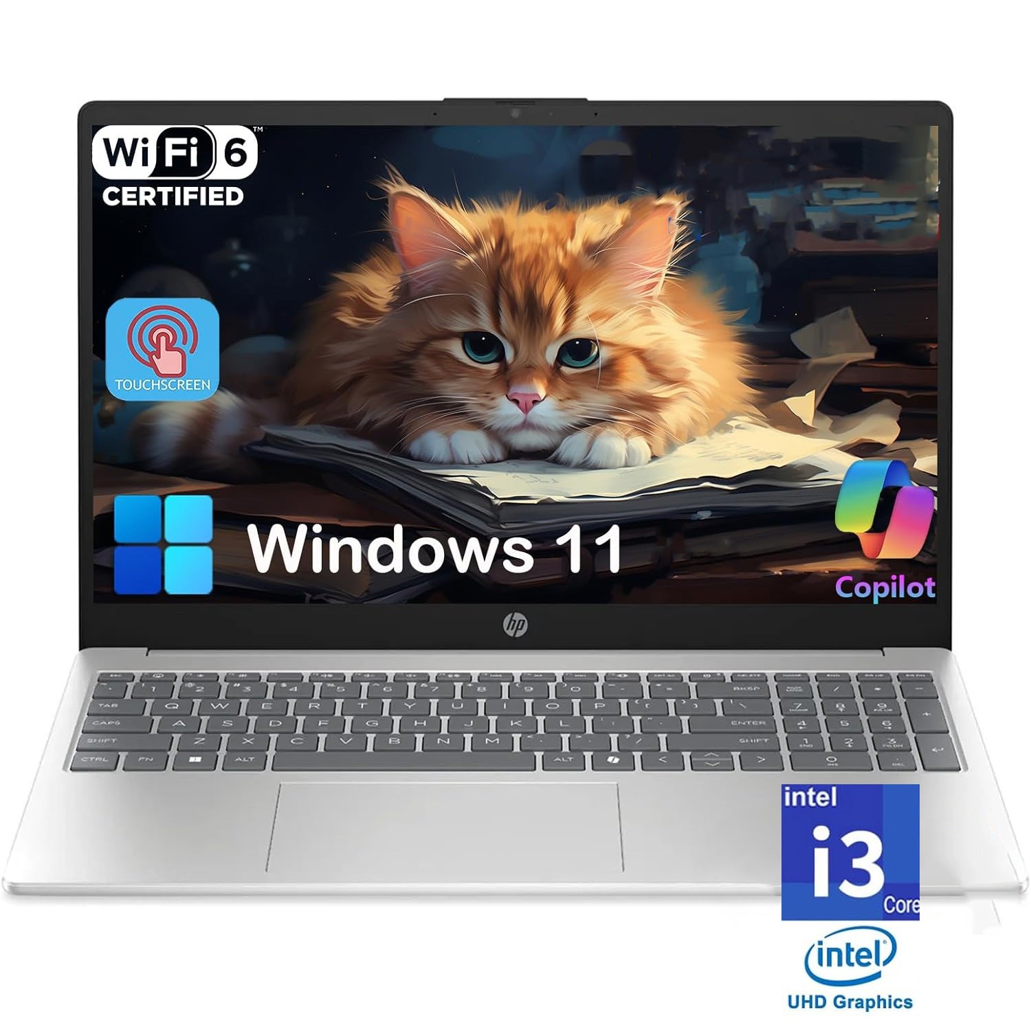 📍HP 15.6″ Touch Laptop 6cores Intel Core i3-1315U UpTo 64GB RAM 2TB SSD Windows