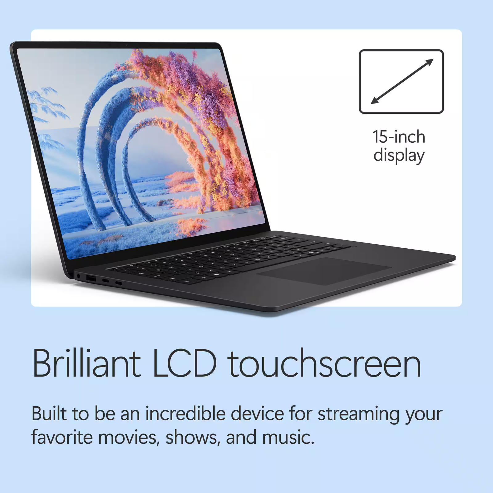 Microsoft – Surface Laptop – 15″ 3K Touchscreen – Snapdragon X2 Elite (12 Cor…