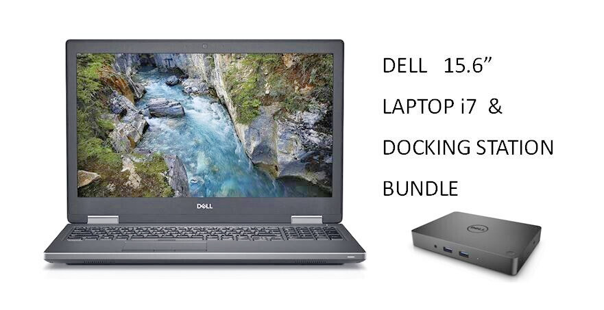 COLLEGE Laptop & Docking Station – Dell Precision i7-8750H 1GB 512GB 15.6″ FHD