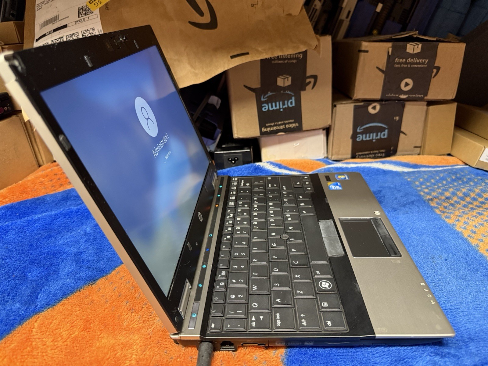 HP EliteBook 2540p Core i7, Win10pro64, 500 GB, 8GB DVD-RW, Wifi, #003