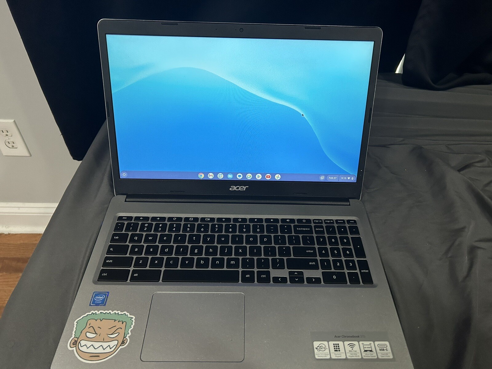 Acer Chromebook 315 15.6″ (32GB, Celeron N 1.1GHz, 4GB) CB315-3H-C2C3