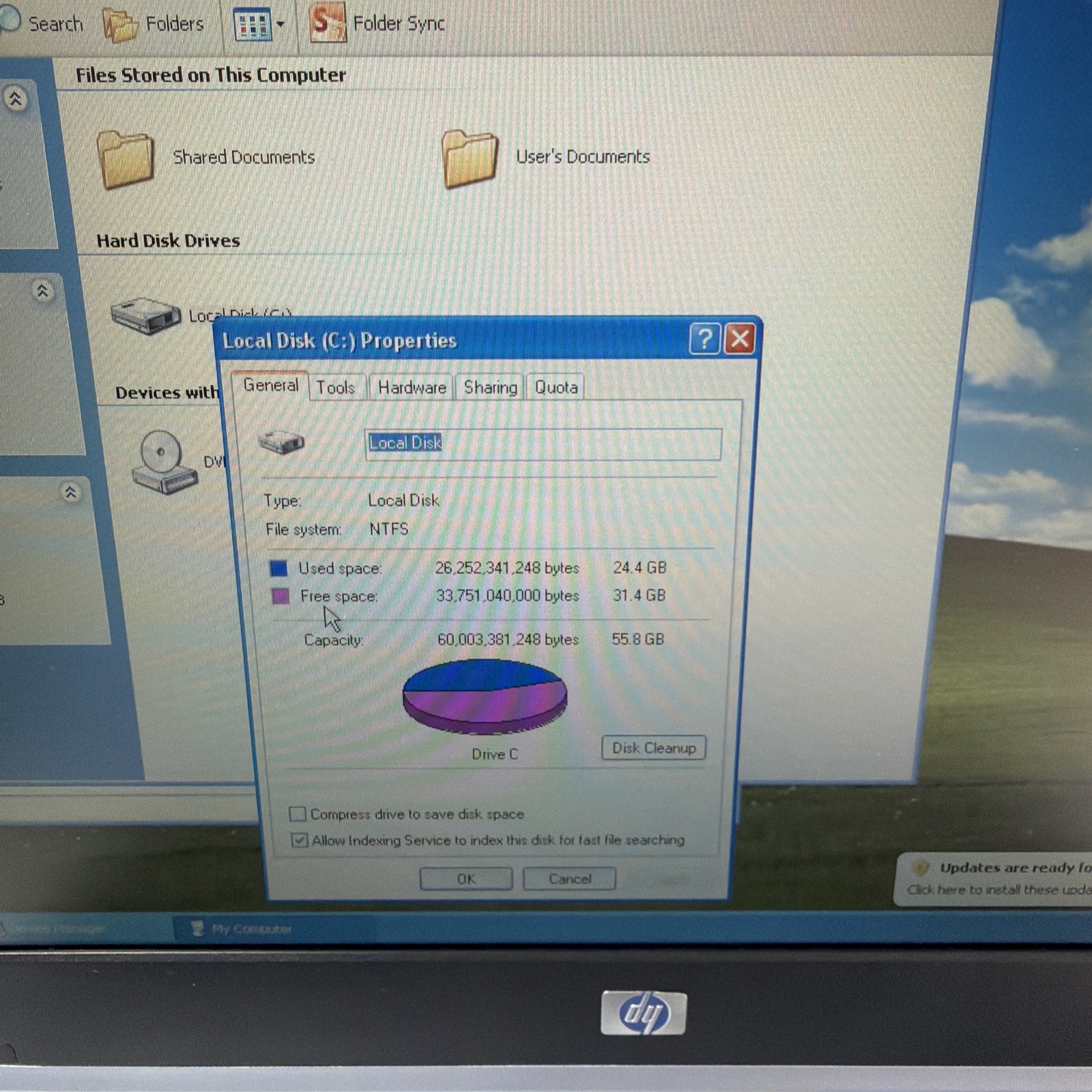 Vintage HP Pavilion zv5000 Windows XP Laptop (Athlon 3000, 512mb, GeForce 420)