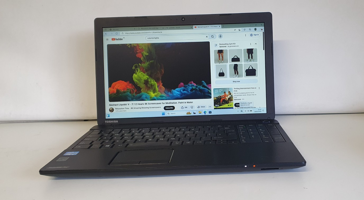 TOSHIBA SATELLITE PRO C50-A-1MX LAPTOP i3-3110M 15.5″ 8GB 240GB SSD HDMI WIN 11