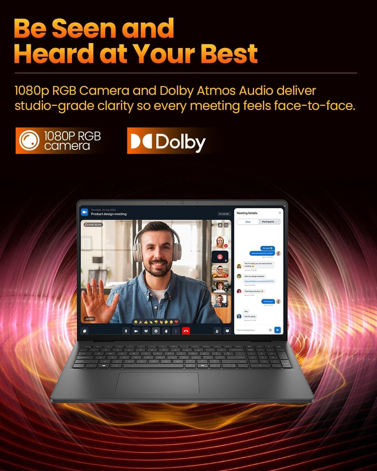 Dell 16 Laptop DC16255 AMD Ryzen 7 250 16″ FHD+ Touch 16GB RAM 1TB SSD W11P