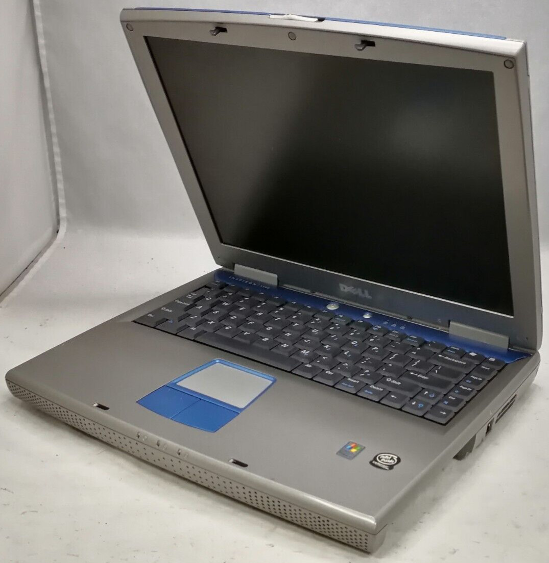 FOR PARTS Dell 15″ Inspiron 1100 (Pentium 4/2 GHz/128 MB RAM/NO HDD)