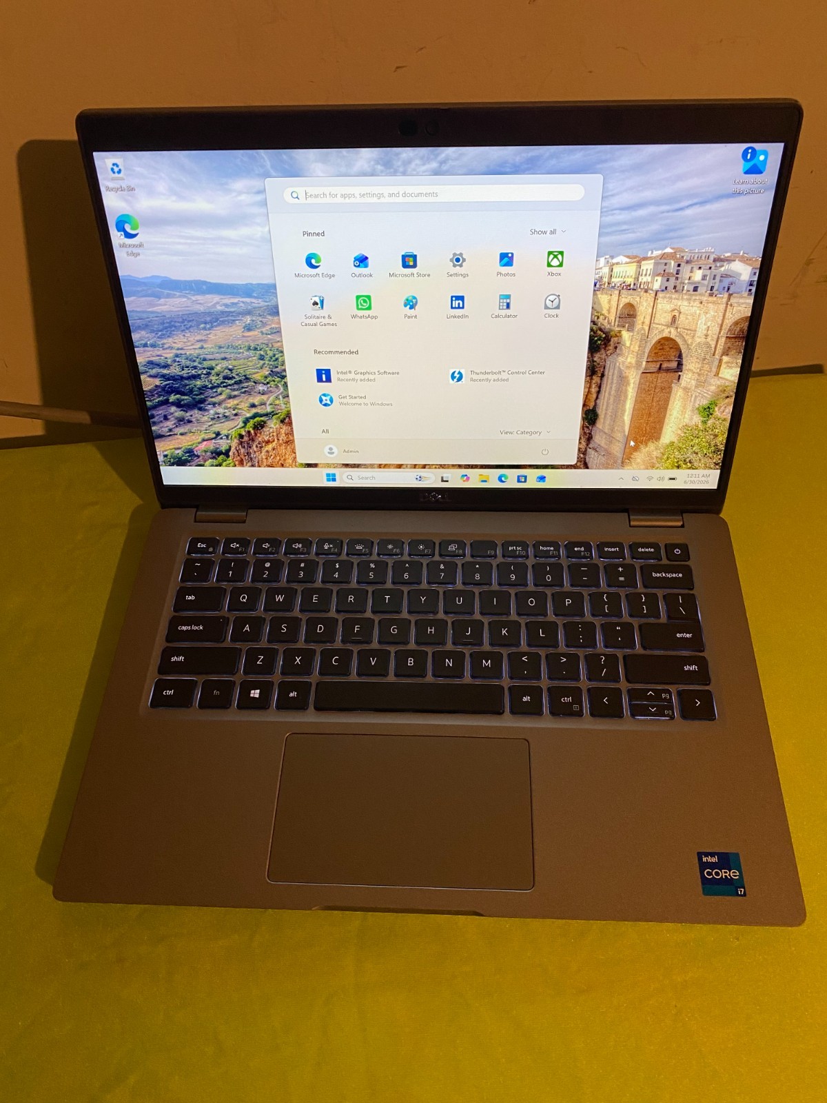 Dell Latitude 5420 14″ Intel Core i7 11th Gen.3.00 GHz, 16GB RAM.500GB NVMe, W11