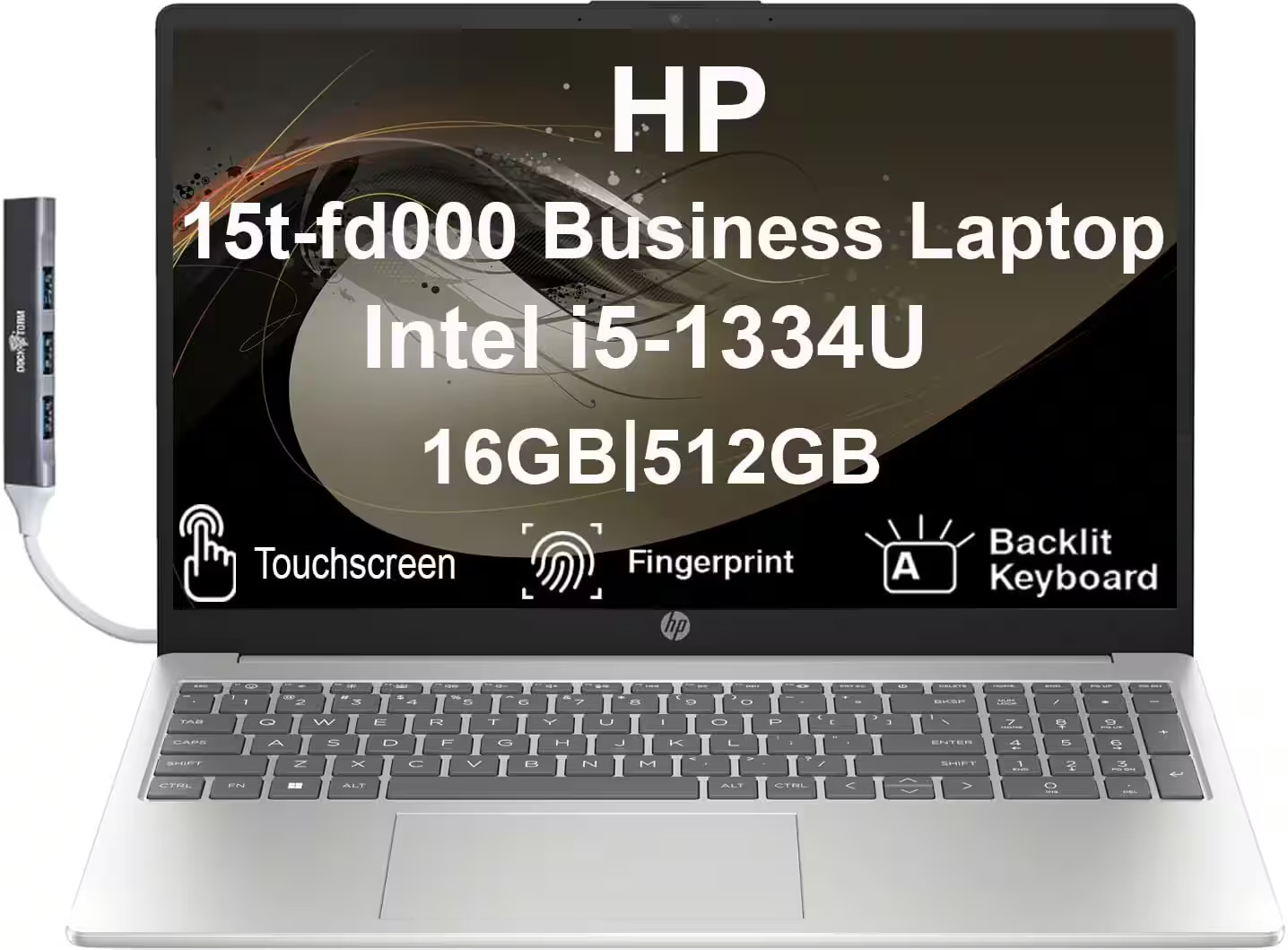 HP – Upgraded – 15t-fd000 15.6 FHD Intel i5-1334U 16GB DDR4 512GB PCIe SSD