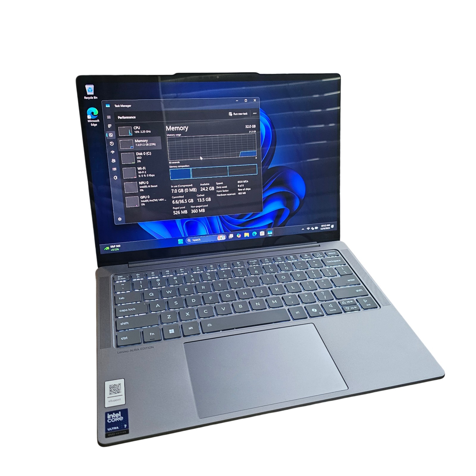 Lenovo Slim 7 14ILL10 14″ OLED Intel Core Ultra 7 258V – 32GB RAM – 1TB SSD