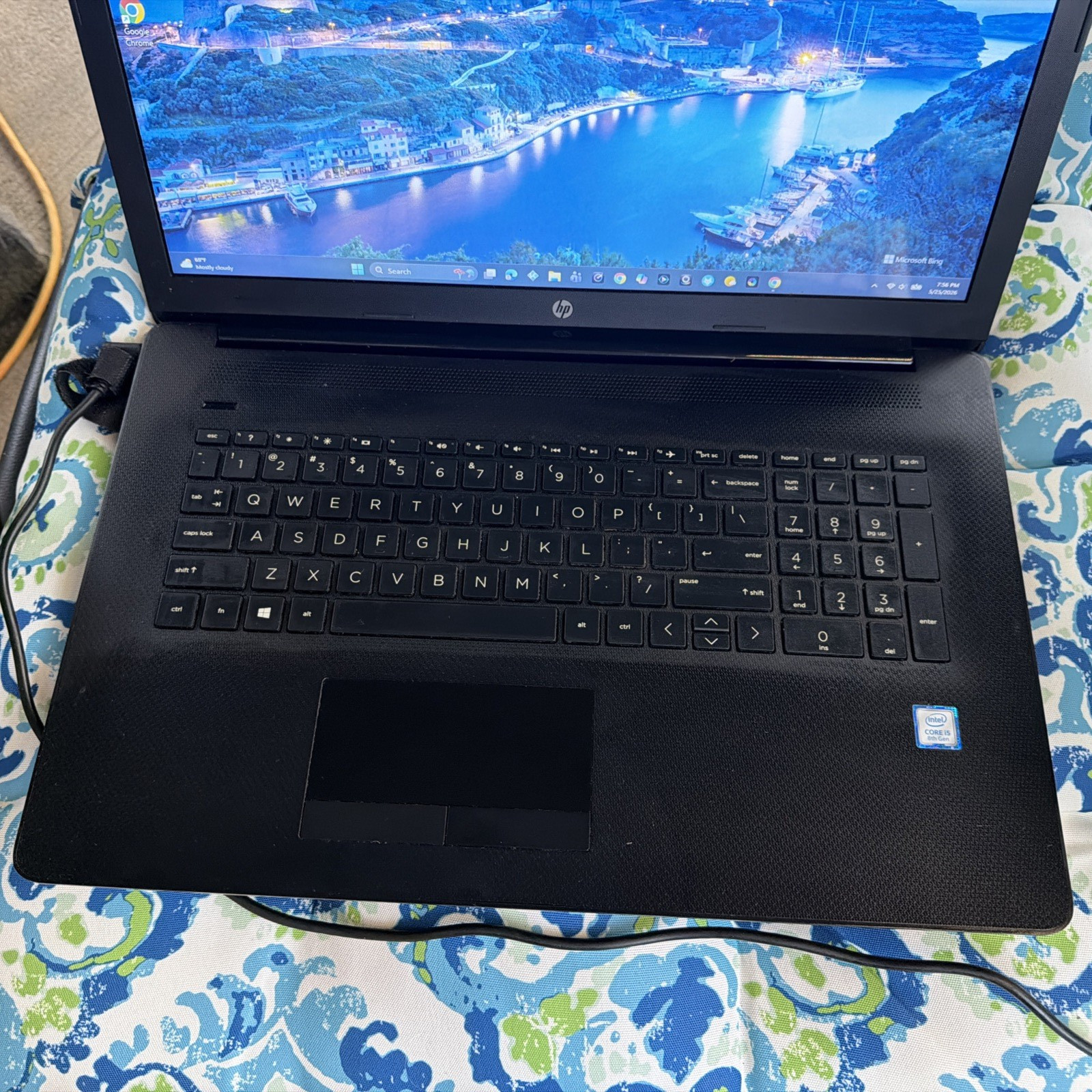 HP 17-by1062st 17.3” Laptop i5-8265U 8GB RAM 256GB SSD 500 GB HHD Win 11 Home 64
