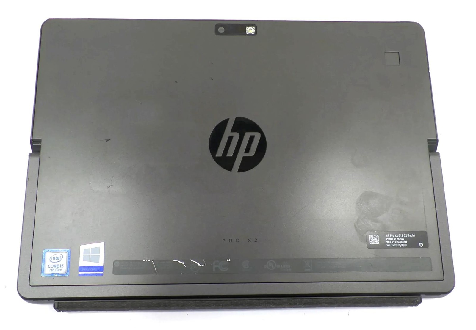 HP Pro X2 612 G2 Tablet Core i5-7Y54 1.20GHz 8GB 128GB SSD