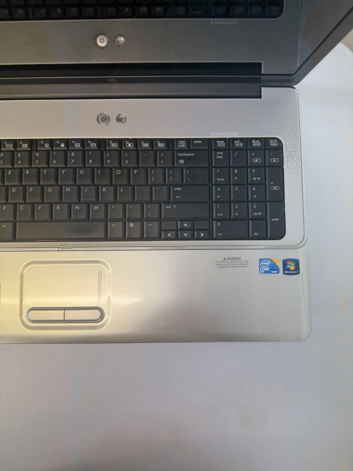 HP Notebook G71-340US Laptop – Good Screen – Intel Duo T6600 – Read Des