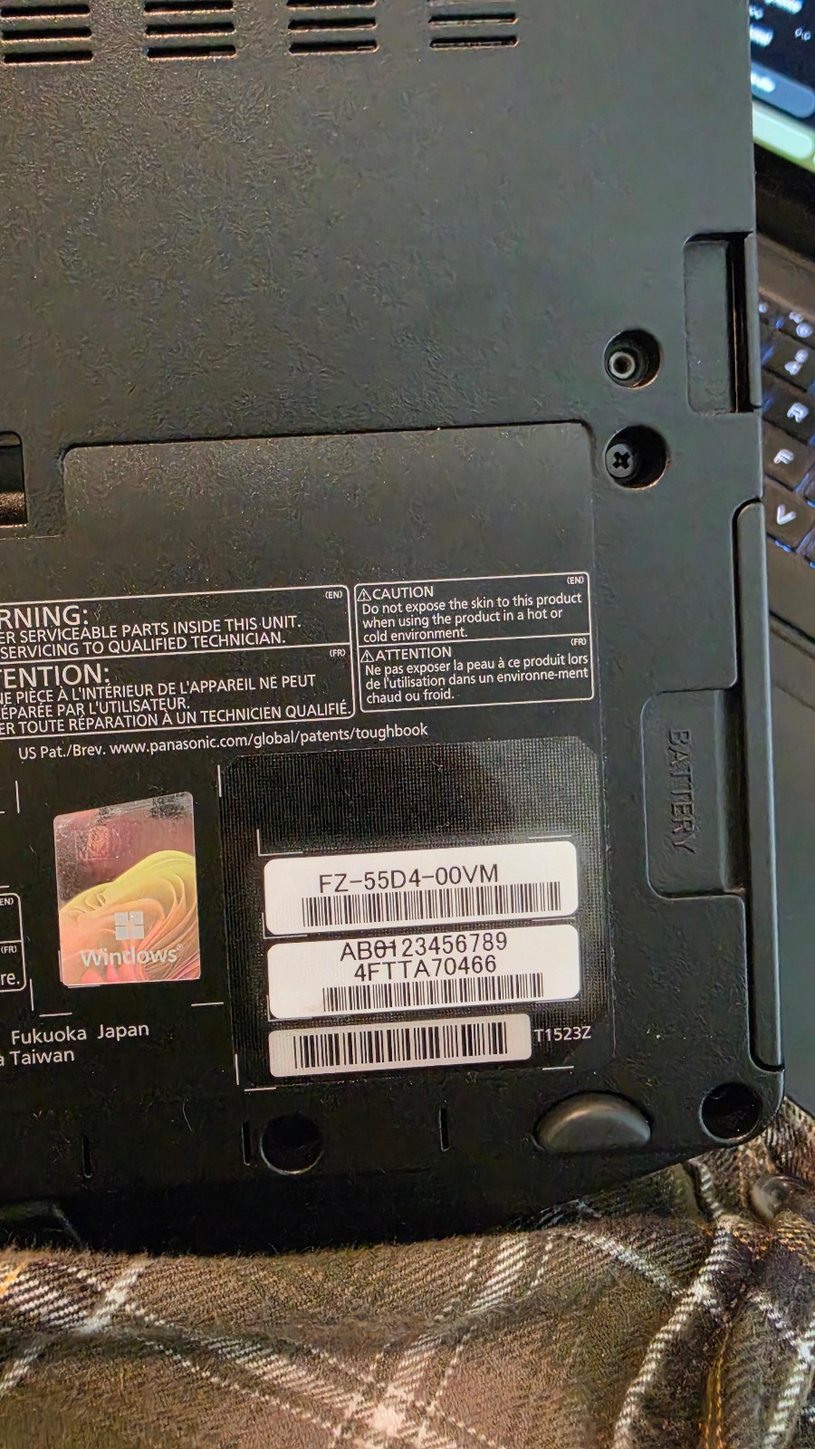 NEAR ZERO HOUR Panasonic TOUGHBOOK FZ-55 MK2 | Never Used, Charger Included