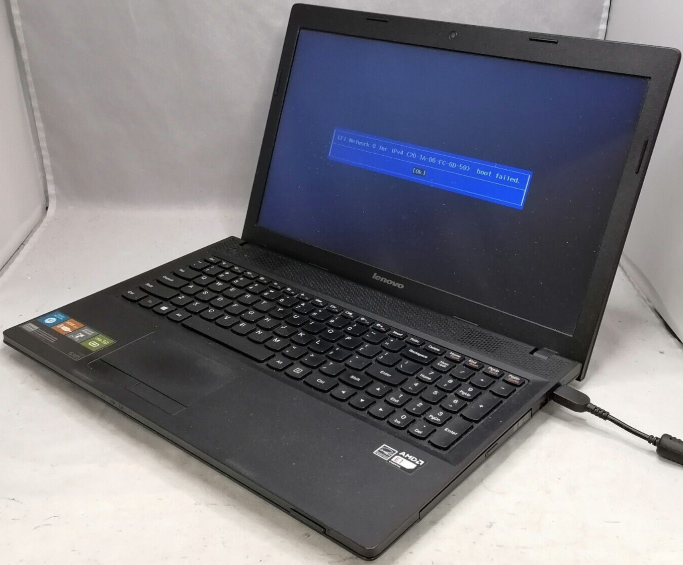 FOR PARTS 15.6″ Lenovo G505 (AMD E1-2100/2 GB RAM/NO HDD)