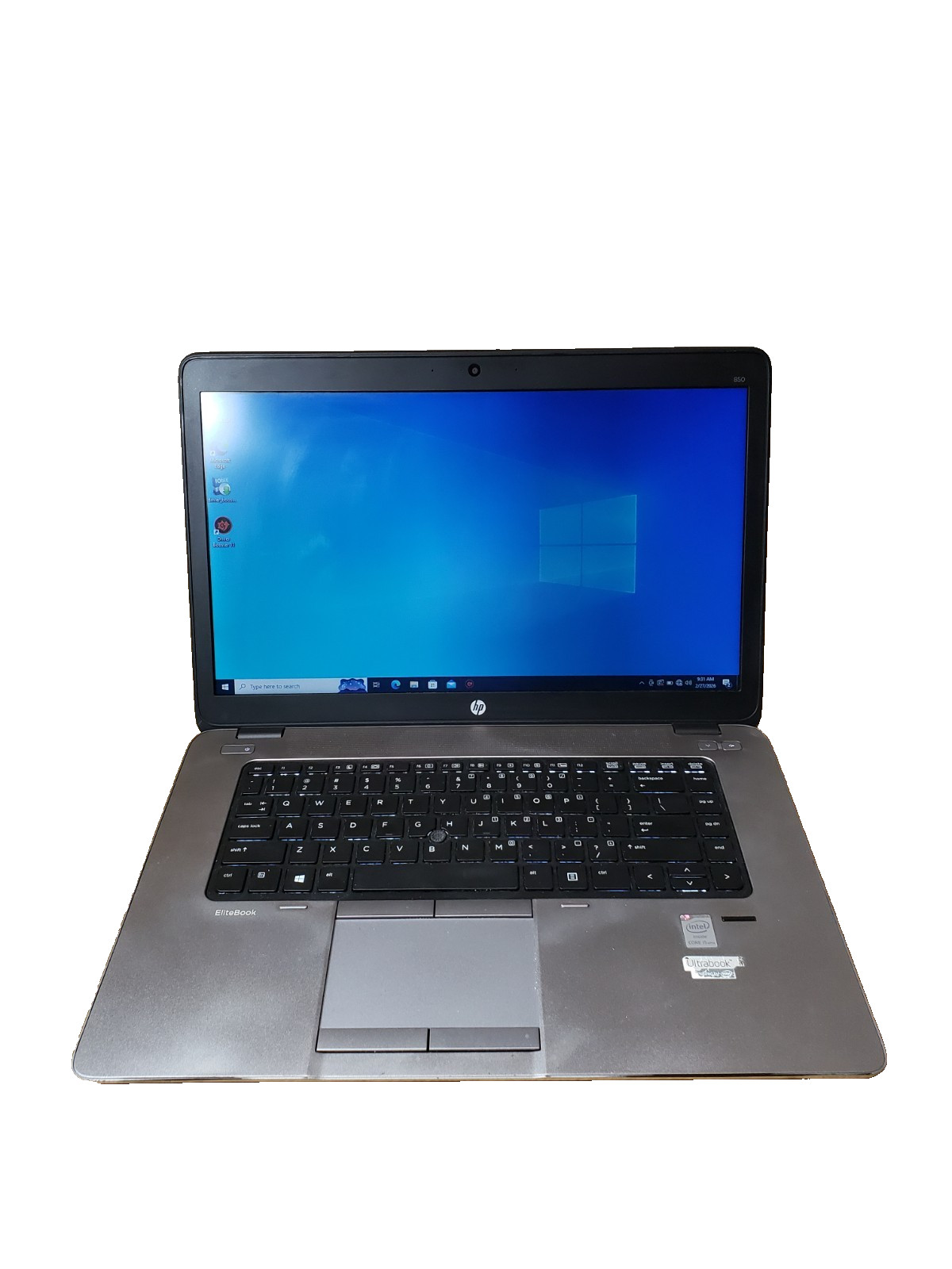 HP EliteBook 850 Intel Core i5-4310U 2.6GHz 8GB 180gb SSD Ram Windows 10 OS