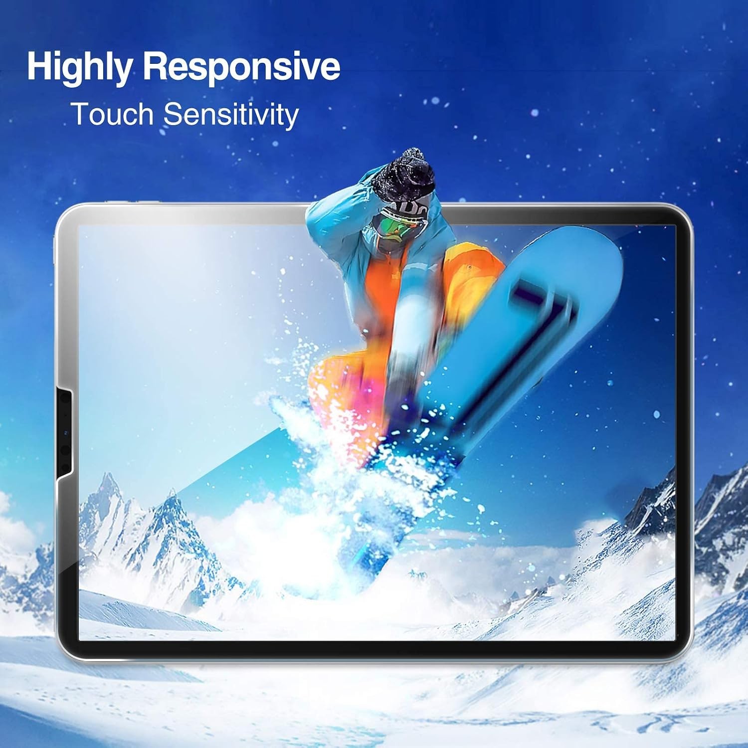 2 Pack Tempered Glass Screen Protector for iPad Air 4th Generation and Webcam Co