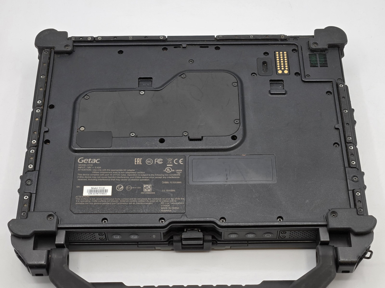 GETAC V110G4 11″ HD Touch I5-7200U 16GB Backlit Motherboard Palmrest *READ*