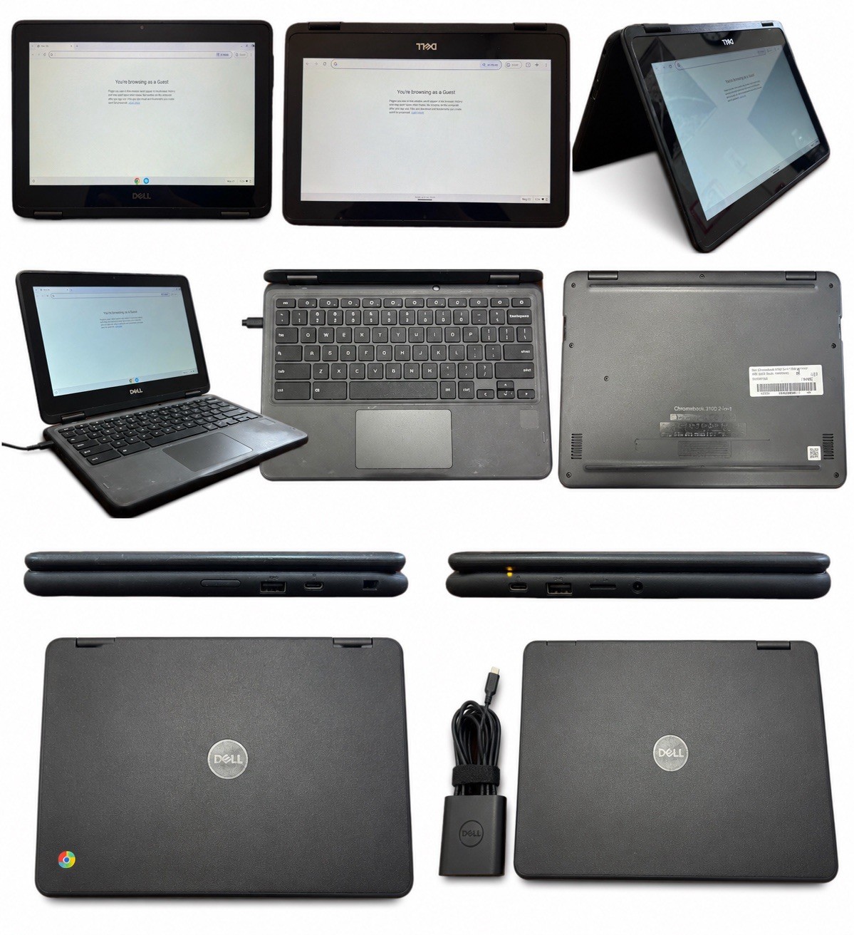 Dell Chromebook 3100 2-in-1 Touchscreen Laptop 11.6” 4GB RAM 32GB SSD USB-C