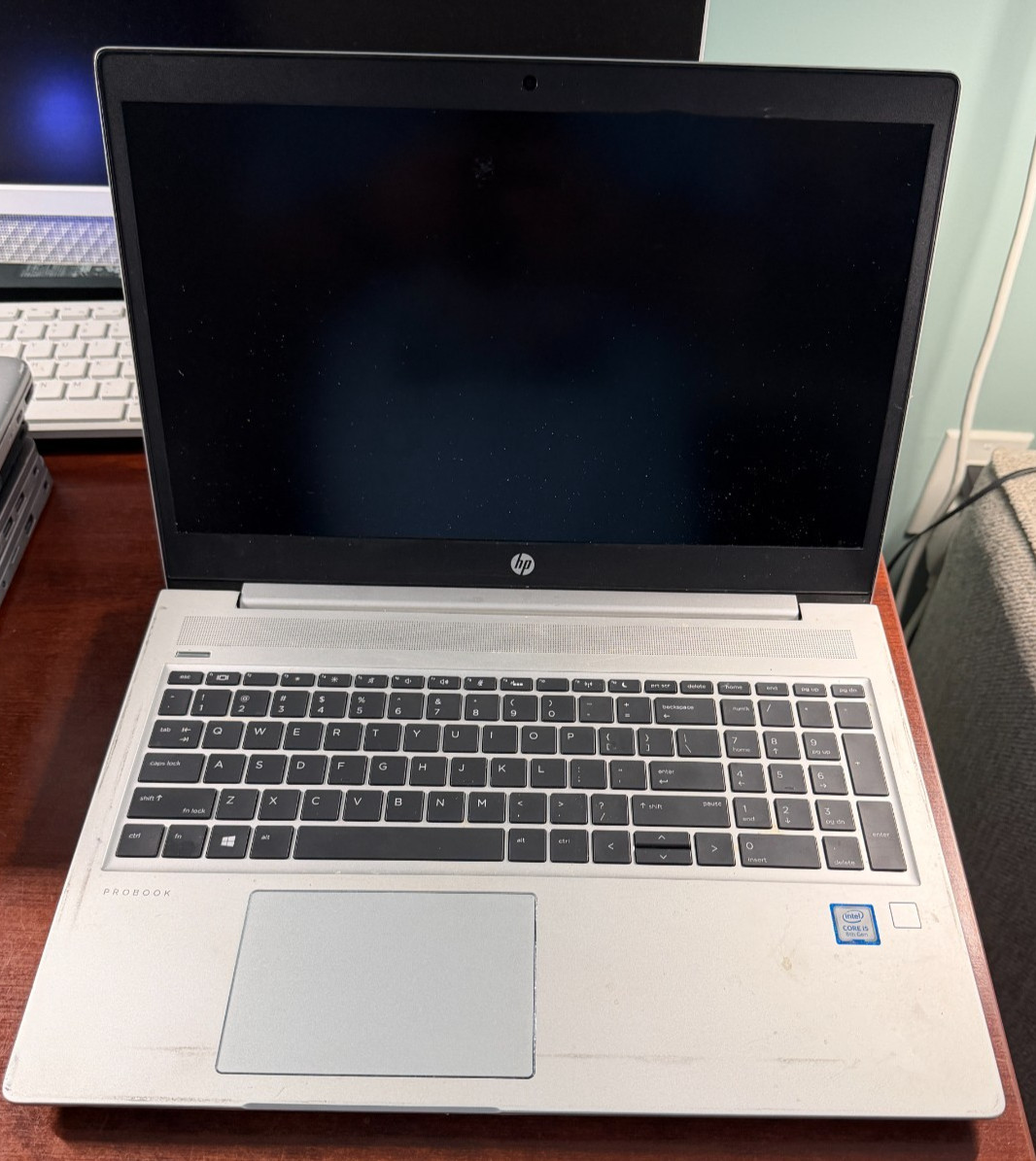 HP ProBook 450 G6 i5-8365U Laptop – NO DISPLAY – For Parts / Repair – No RAM SSD