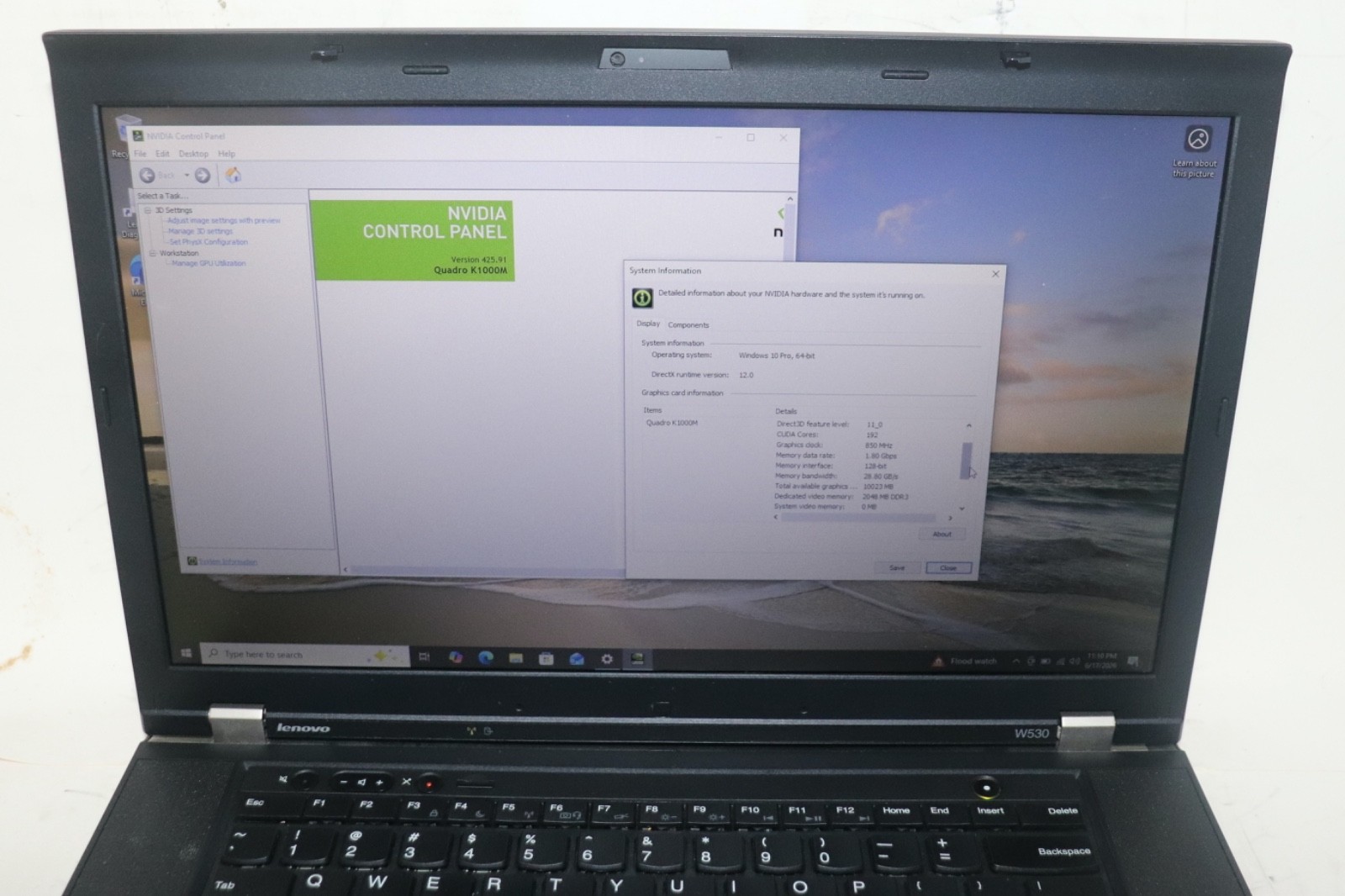 Lenovo ThinkPad W530|Core i7@2.60 GHz|16GB RAM 256SSD|WIN 10. PROF|NVIDIA|WiFi
