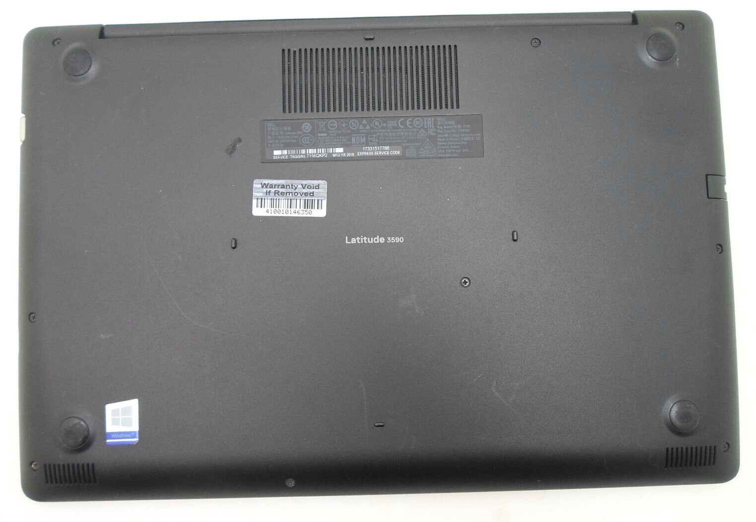 Dell Latitude 3590 Laptop 15.6″ 500GB 2.7GHZ 4GB Intel Core i3 7th Gen (DNT)