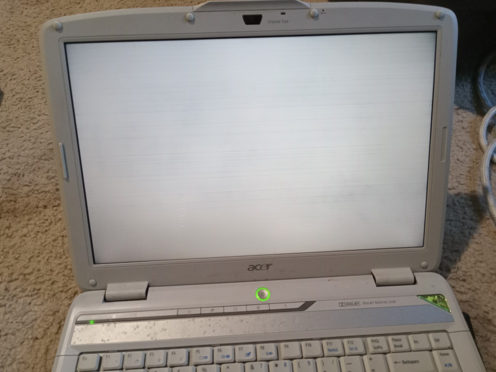 ACER Aspire 4520 AMD Turion 64 X2 Laptop for Parts or Repair