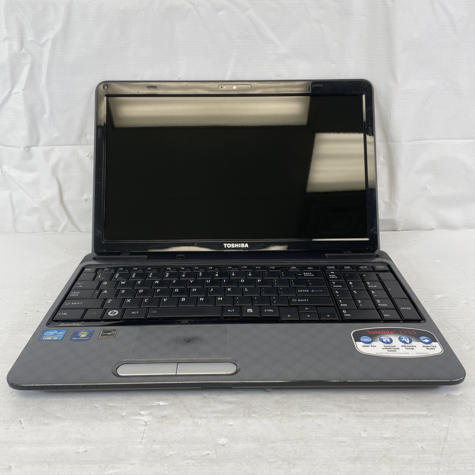 Toshiba Satellite L755-S5103 15.6″ Intel i3-2350M 2.3GHz 8GB RAM 320GB HDD Win10