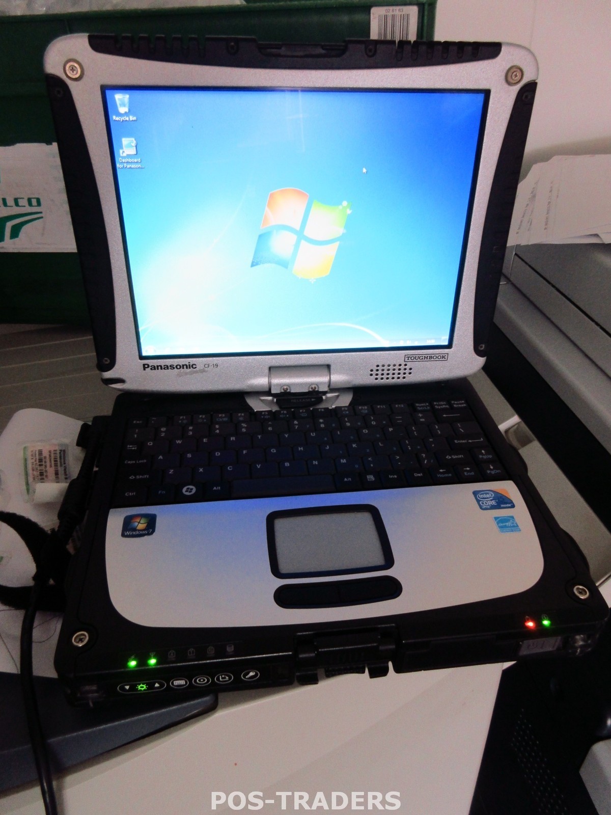 Panasonic CF-19 MK4 Win7 Toughbook I5 1.2Ghz 4GB DDR3 500GB HDD GPRS 10.1″ Touch