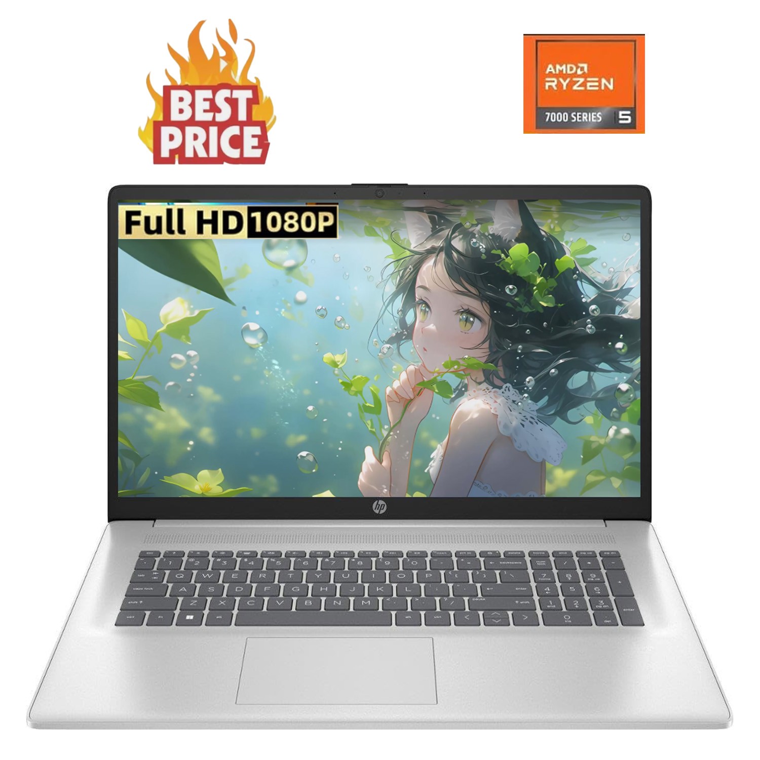 HP Laptop 17.3″FHD AMD Ryzen 5 UpTo 64GB RAM 2TB SSD Windows 11 – Fast Shipping!