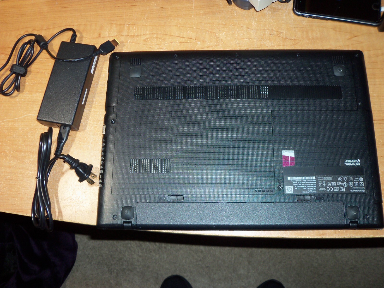 LENOVO G50-80 LAPTOP WINDOWS 10 HOME 6GB 500 GB HD BLUETOOTH DVD + POWER ADAPTER