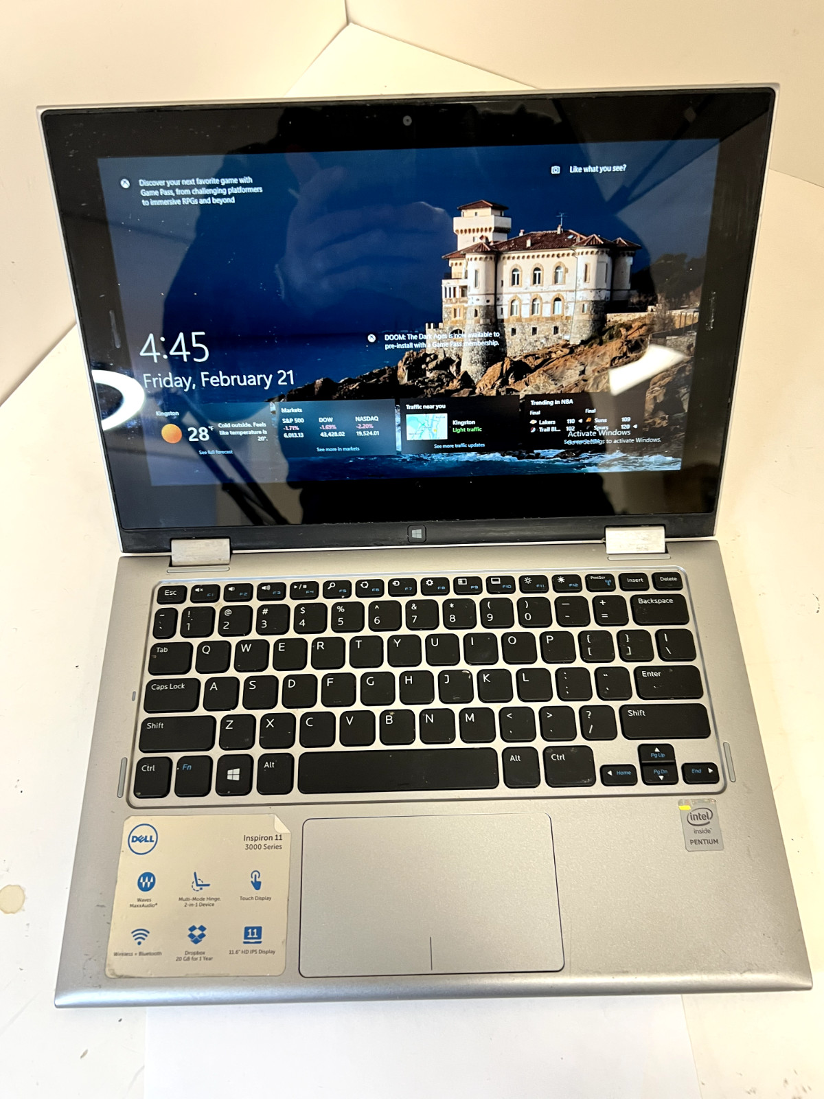 Dell Inspiron 11-3147 11″ Laptop Pentium N3530 2.16GHz 4GB RAM 500GB HDD Win10H!