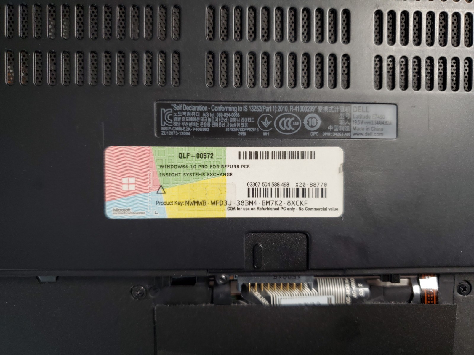 (Lot of 3) Dell Latitude E7450 i5-5300U 4GB RAM No HD/ OS *BIOS/READ* | C672