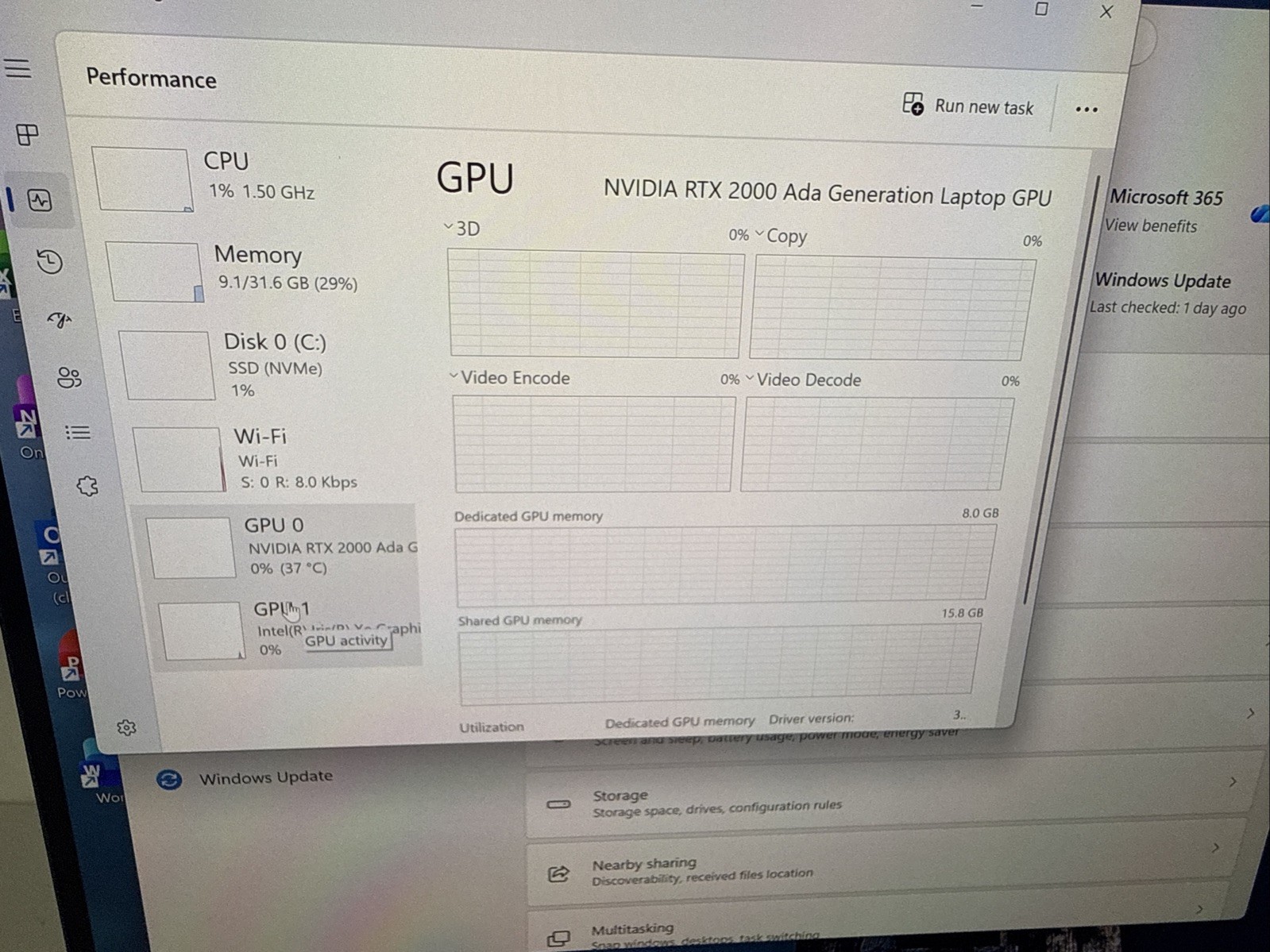 Dell 16″ Precision 5680 WORKSTATION 32GB RAM 1TB SSD Window 11prRTX 2000 Ada