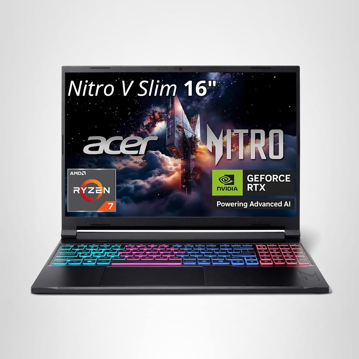 Acer Nitro V Slim 16″ WQXGA 180Hz Ryzen 7 260 RTX 5070 16GB 512GB Gaming Laptop