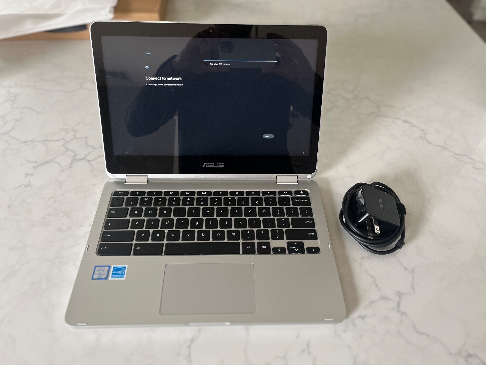 ASUS – Flip C302CA 12.5″ Touch-Screen Chromebook – Intel Core m3 – 4GB Memory
