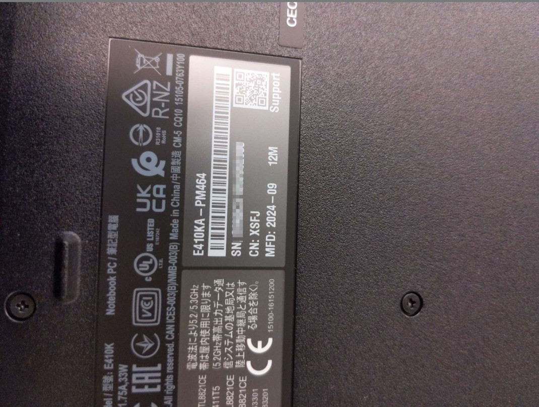 ASUS E410KA-PM464 14″ FHD Intel N6000 4GB DDR4 RAM 64GB EMMC Win 11 Home