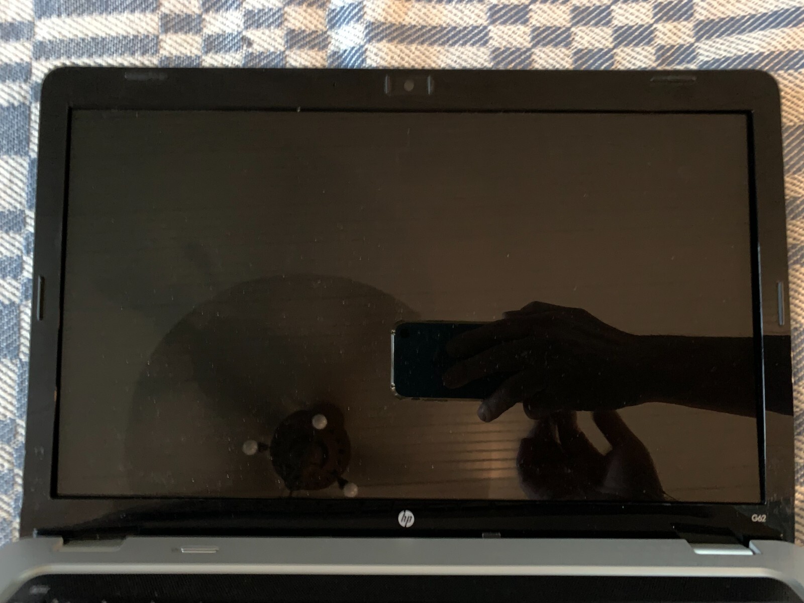 HP G62-222US NO RAM, HDD, CHARGER, or BATTERY GOOD SCREEN, BAD MOTHERBD.