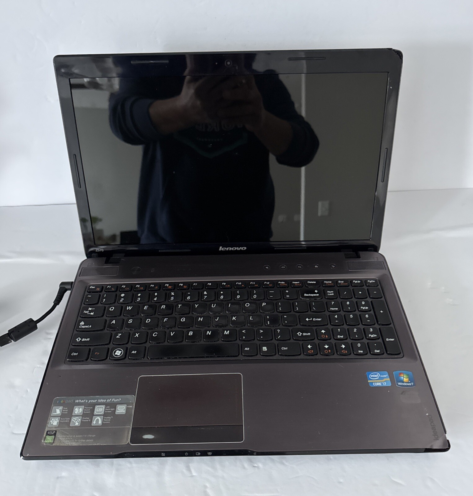 Lenovo Laptop IdeaPad Z570 15.6 inch Intel Core i7 2670QM 2.2GHz, 4Gb RAM, 500G