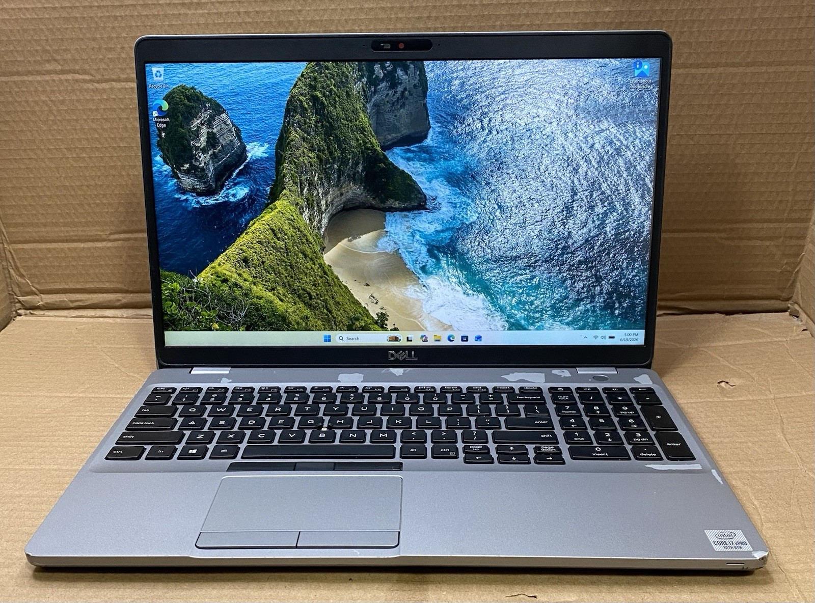 Dell Latitude 5510 15.6″ Core i7-10610U @ 1.80GHz 16GB RAM 256GB SSD Win 11 Pro.