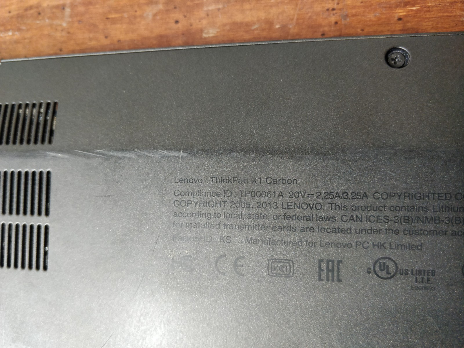 Lenovo ThinkPad X1 Carbon INTEL CORE I5-4300U 8GB RAM NO DRIVE PARTS 8388