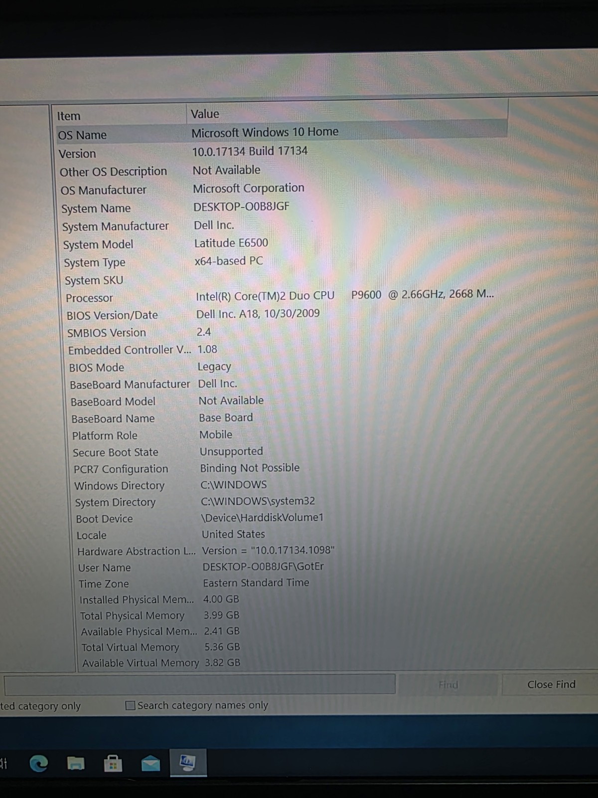 Dell Latitude – E6500 Battery Charger Not Included Laptop Only Works