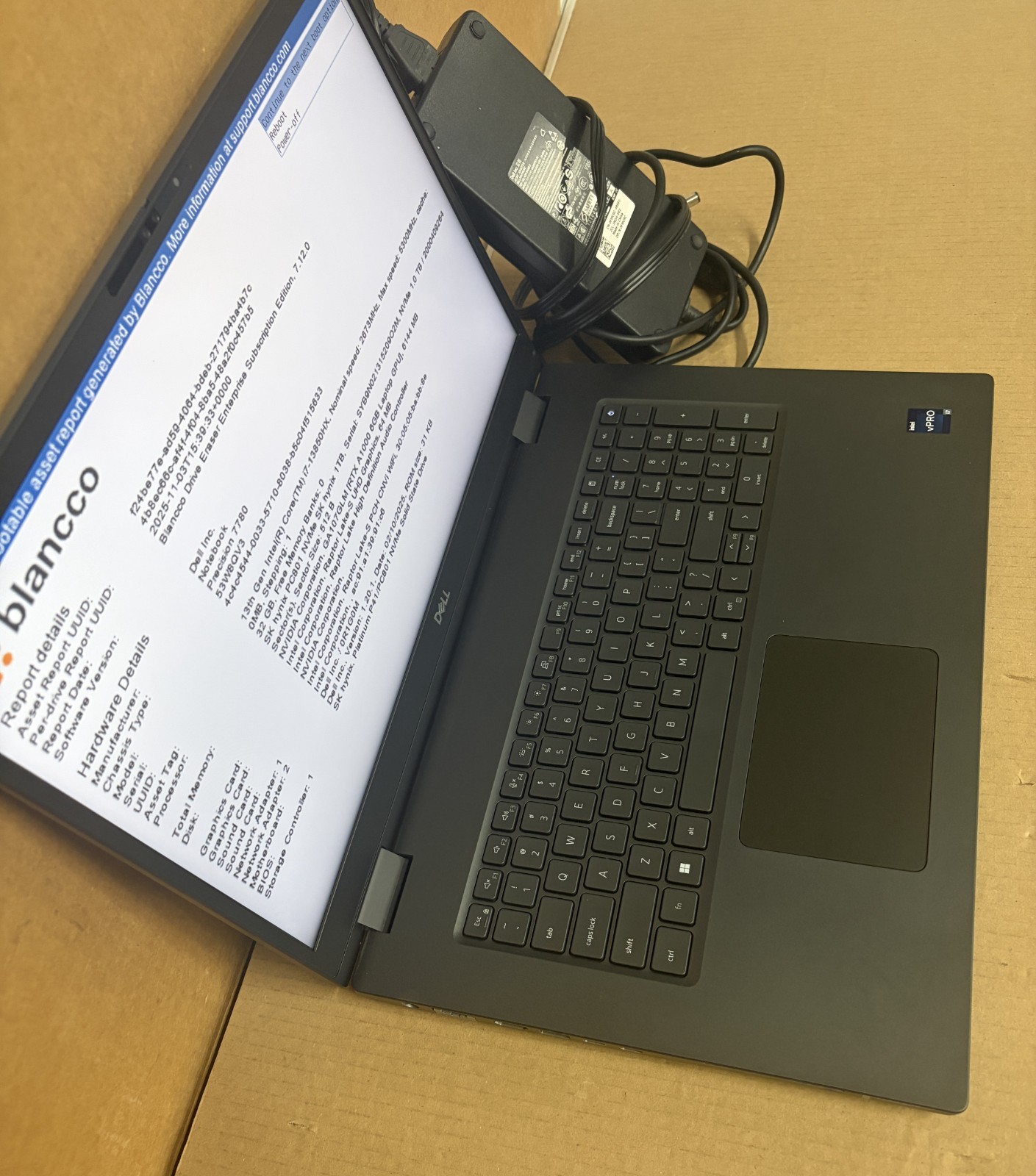 Dell Precision 7780 i7-13850HX | 32GB RAM | 1TB SSD | RTX A1000 ADAPT INC. H