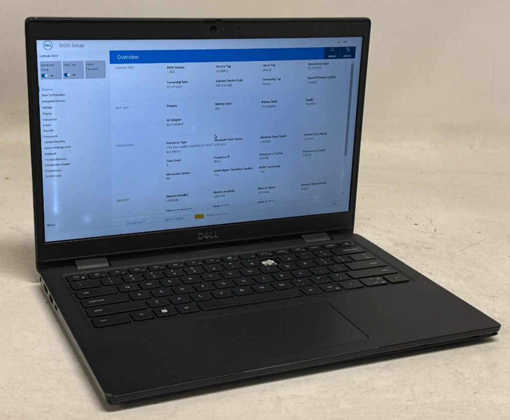 Dell Latitude 3420 14″ (i5-1135G7 2.40GHz – 16GB RAM – 256GB SSD – Win11Home)