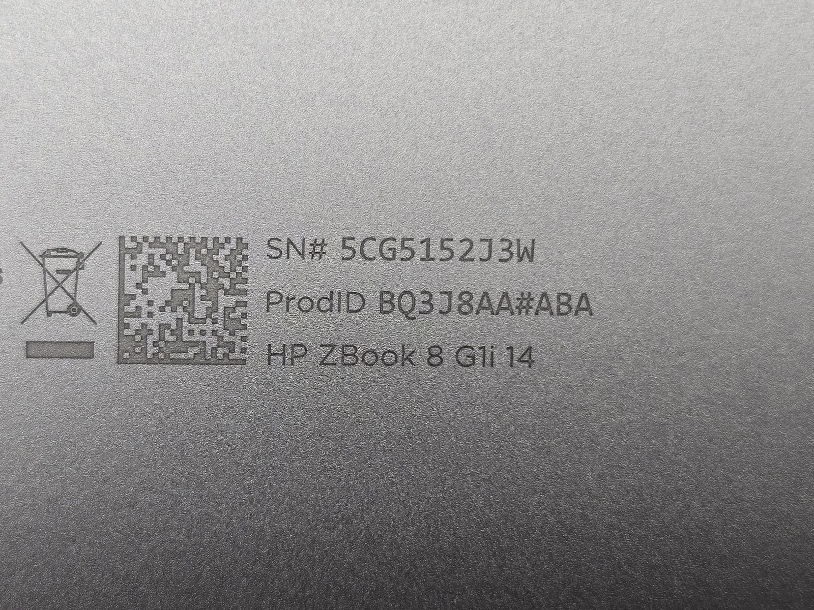 HP ZBook 8 G1i 14 Ultra 7 265H RTX 500 Ada 32GB 1TB W11P Grade B